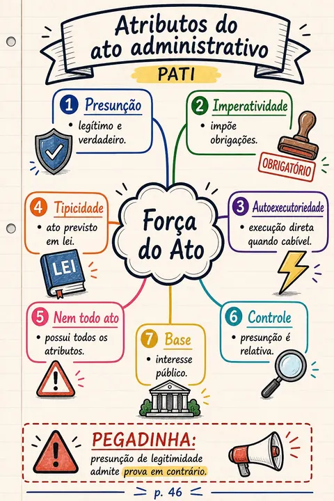 Exemplo visual de Direito Administrativo