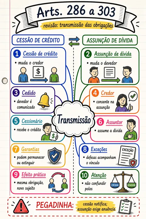 Prévia de mapa mental de Direito Civil